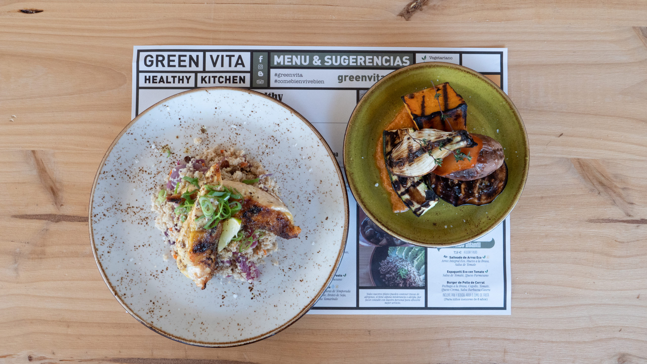 Pollo de corral km 0 | Greenvita Restaurante de comida saludable en Barcelona